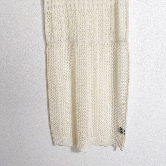 NEW POL Open Knit Crochet Tank Dress Swim Cover - Picture 5 of 14